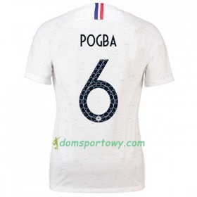 Koszulka Francja Pogba 6 Damska Wyjazdowe Koszulki Piłkarskie Mistrzostwa Świata 2018